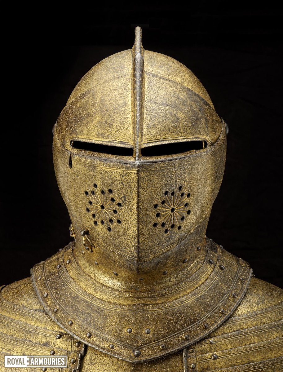 Royal_Armouries's tweet photo. Our Collections Online service now includes a deep-zoom feature so you can explore objects in closer detail than ever before, including the intricately engraved armour of King Charles I: https://t.co/RmYIU9syyc #museum #history #armour #collections #heritage https://t.co/rB4aITmP2D