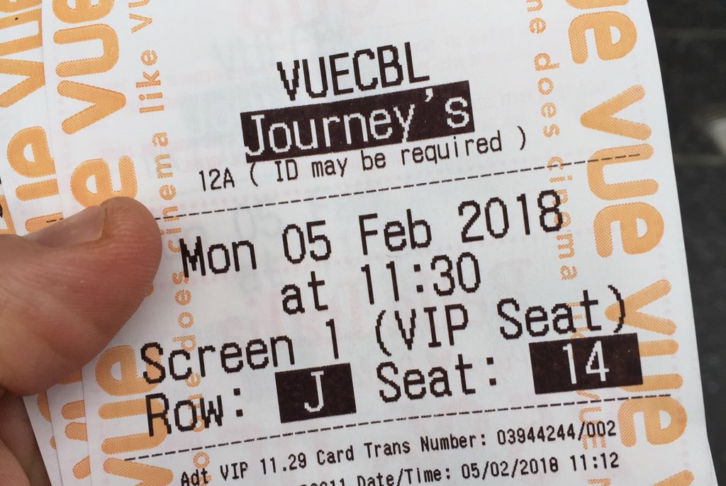 AndyMatthews_PA's tweet photo. Off to see big screen debut of brother in law @colborneadam #JourneysEnd #vipalltheway https://t.co/lWzIY5vq8b