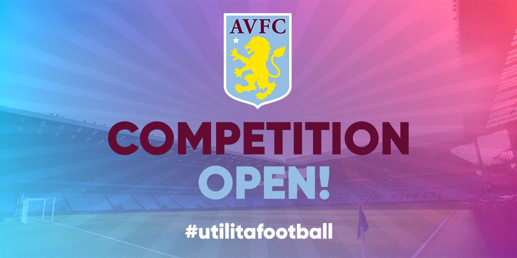 UtilitaFootball's tweet photo. Win | Calling all @AVFCOfficial fans! We have two pairs of tickets to giveaway for this weekend's derby against @BCFC! To enter, simply follow &amp; RT. Entries close at 2pm, Wednesday. T&amp;Cs apply. Good luck! https://t.co/5s0lSYz6FW