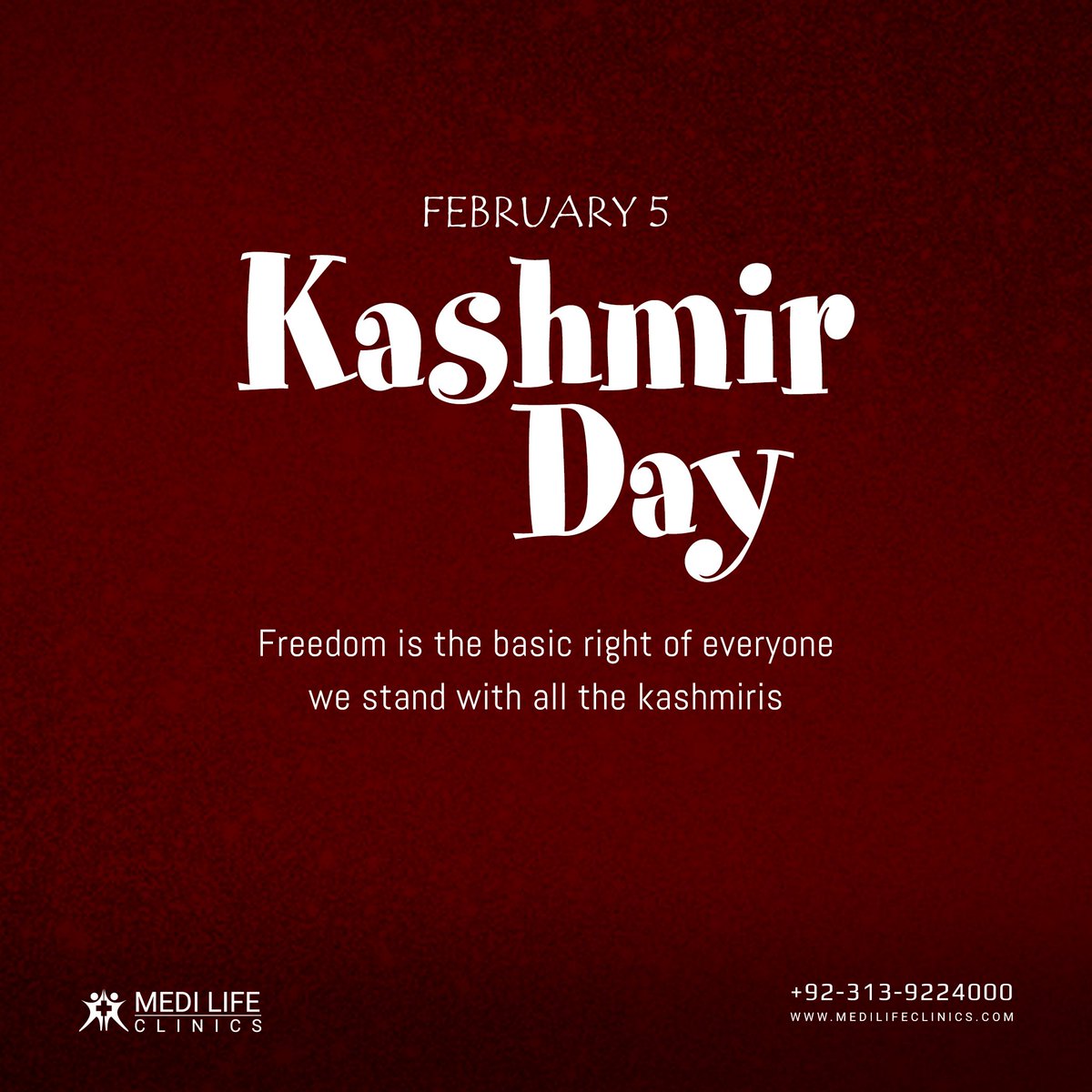 MediLifekhi's tweet photo. #KashmirDay

Freedom is the basic right of everyone we stand with all the kashmiris..

#Kashmir #Freedom #Medilife #MedilifeClinics https://t.co/nHWorkJFvc