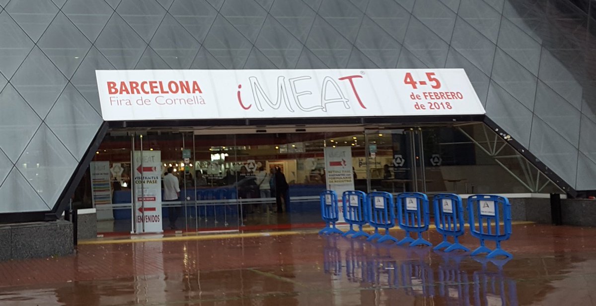 PorteEstop's tweet photo. Avui visitem #Imeat a #Cornellà.
Una fira per a carnisseries i botigues gastronomiques.
Molt interessant. https://t.co/3L7MrbxjbK