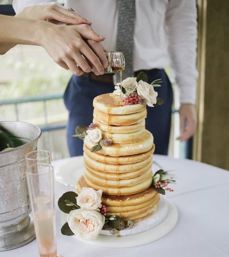 CheersEventsLDN's tweet photo. Would you ditch the traditional wedding cake? We love this pancake alternative 😋 #weddingday #eventplanner #pancakes https://t.co/EcLuQktckW