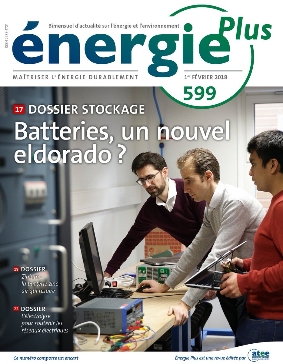 _Energie_Plus's tweet photo. Notre nouveau dossier Stockage est paru ! Avec un zoom particulier sur le marché des #batteries électriques et de l'innovation avec @ziniumfr @Sylfen_fr #nidecASI @McPhyEnergy @LanceyStorage @ecotechceram et bien d'autres https://t.co/ROgO8UrTrw https://t.co/wTAd6vCoHj