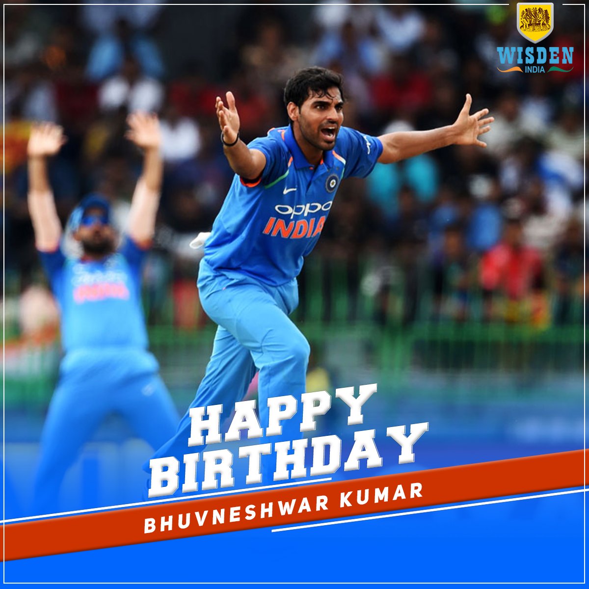 Happy birthday Bhuvneshwar kumar 