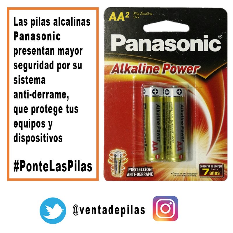 tremartus's tweet photo. Tu inversión es valiosa, protégela. Usa las pilas alcalina anti-derrame Panasonic https://t.co/puIiGmHPen