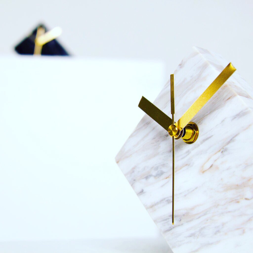 dgr_1234's tweet image. Fraction of Time, marble clock in white #clock #marble #marbleclock #marbledesign #marbledecor #design #london #designermaker
