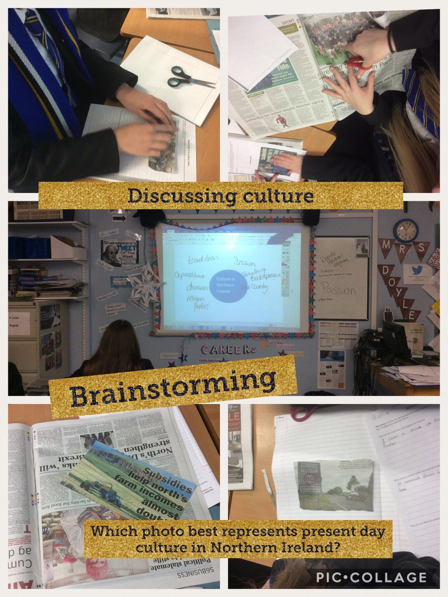 StColumbanusEng's tweet photo. Discussing culture, responding critically and interpreting images using inference, questioning and deduction#MrsDoyle#StColumbanusEnglishstars🌟 https://t.co/qsGHVFEzQQ
