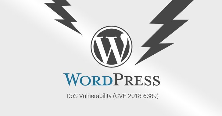 Hacking_AtoZ's tweet photo. Just-In: Unpatched DoS Flaw (CVE-2018-6389) in #WordPress Could Help Anyone Take Down Most Websites—Even With a Single Machine.
 
https://t.co/v9EMoAtNjc

Since application-layer DoS attacks require less bandwidth, this flaw also threatens popular sites… https://t.co/ZZQ5ULulID https://t.co/5XmmCQqkcN