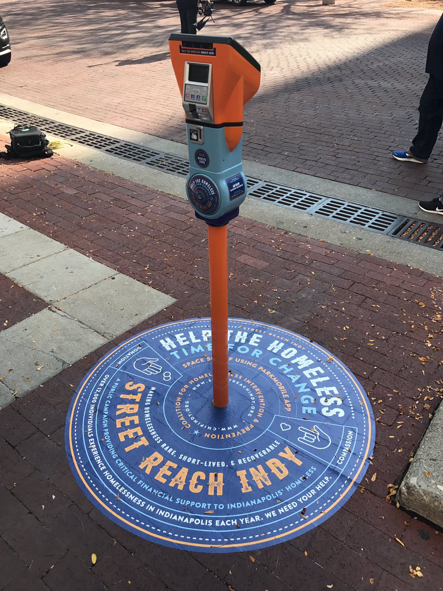 RT <a href="/parkindy/">ParkIndy</a>: DYK our parking meters were transformed 4 #StreetReachIndy? They accept credit cards and loose change! Consider donating 2 help reduce #panhandling &amp; #homelessness! <a href="/CHIPIndy/">CHIP Indy</a> #LoveIndy #SupportOneAnother #OneCity