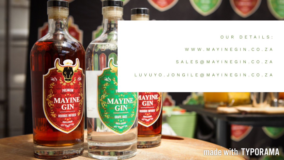 MayineGin's tweet photo. Our details | https://t.co/vweo3jMvCl | sales@mayinegin.co.za | luvuyo.jongile@mayinegin.co.za https://t.co/asV34I0z3E
