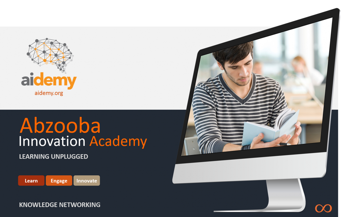 Aidemy_org's tweet photo. #learn #engage #innovate with Abzooba Innovation Academy.

Visit us at https://t.co/UYIrm0lWHl to know more bout us.

https://t.co/AXuCOVBMZL https://t.co/ELbTiS8cqV