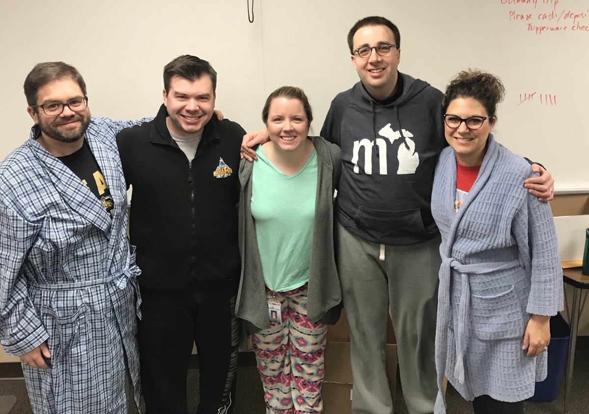 ekdahljames's tweet photo. It’s PJ day for Charity Week at LCN! #doitforkoz https://t.co/SzaHMv8CB9