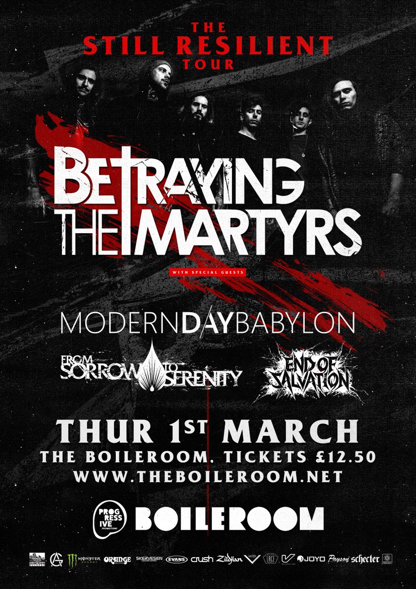 ProgPromotions's tweet photo. We're back with @MartyrsTweets at @BOILEROOM on 01 March! 

https://t.co/If8CUKoREo https://t.co/QztCxPXvlG
