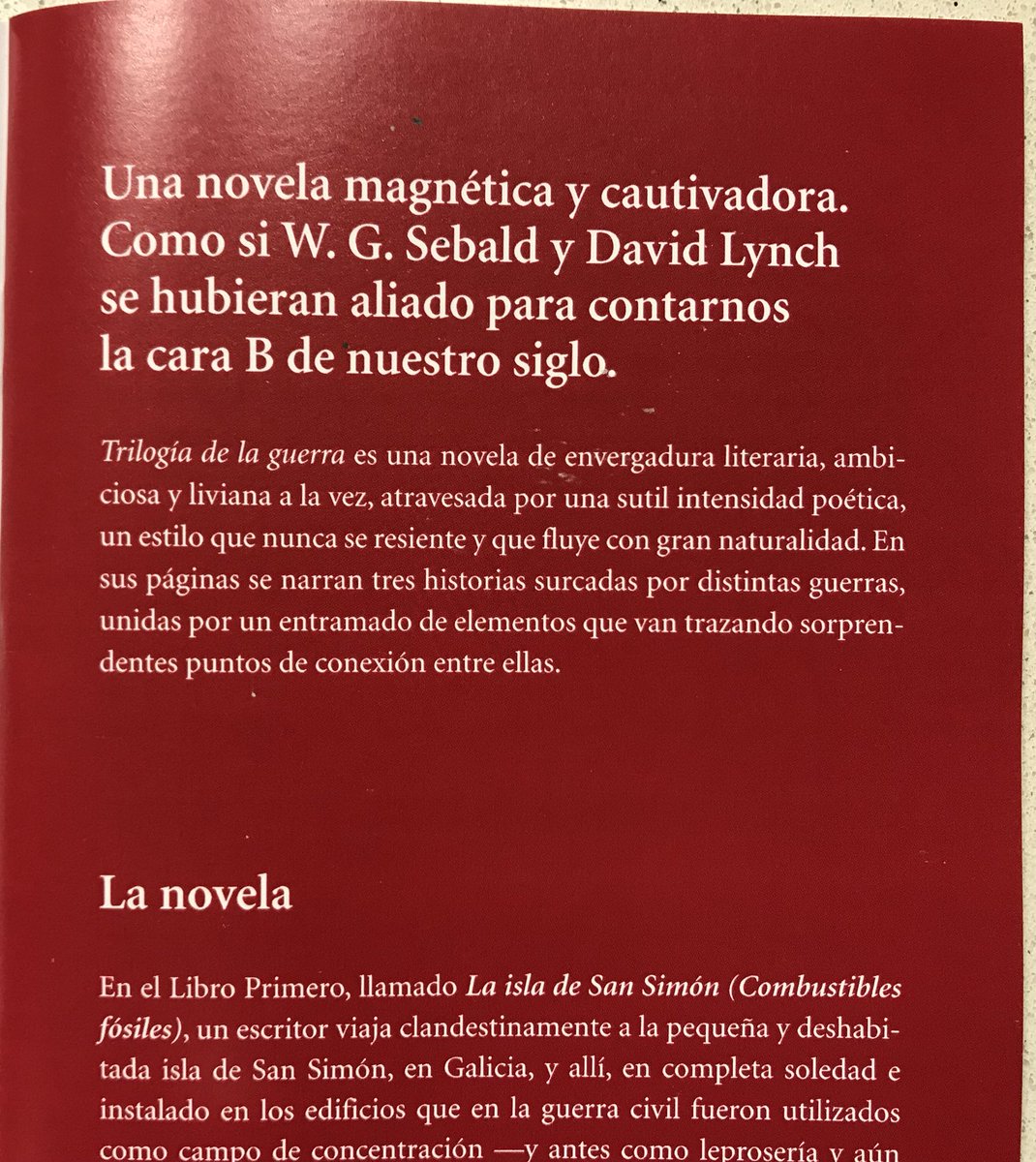 FdezMallo's tweet photo. Feliz día: Trilogía de la Guerra ha ganado el Premio Biblioteca Breve. Un honor para mí formar parte de maestros y maestras como Benet, Caballero Bonald, Vargas Llosa, Poniatowska, Cabrera Infante, Marsé, Goytisolo. Se edita el próximo mes #TrilogíaDeLaGuerra @Seix_Barral https://t.co/XYXbPQOvld