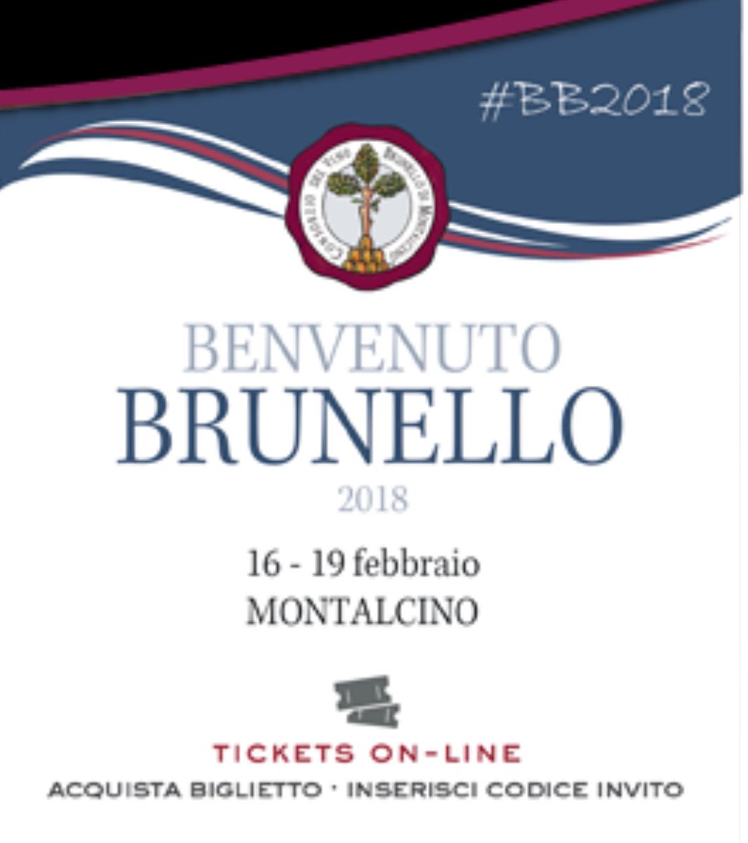 Si avvicina l’#anteprima del #Brunello di #Montalcino. Qui già disponibili i biglietti in #prevendita.
#winelovers unitevi!! 🍷🔝
vivaticket.it/ita/tour/benve…
<a href="/LaMannella/">CORTONESI</a> <a href="/ilvinoetratto/">LaJolieSommelier</a> <a href="/WineLovers_Unit/">Winelovers Unite!!</a> <a href="/WineNewsIt/">WineNews</a> @WineNot_Ita <a href="/WineNewsDaily/">Wine News Daily</a> <a href="/DivinaVitale/">divina vitale</a>  <a href="/lestradedelvino/">Le Strade del Vino</a>