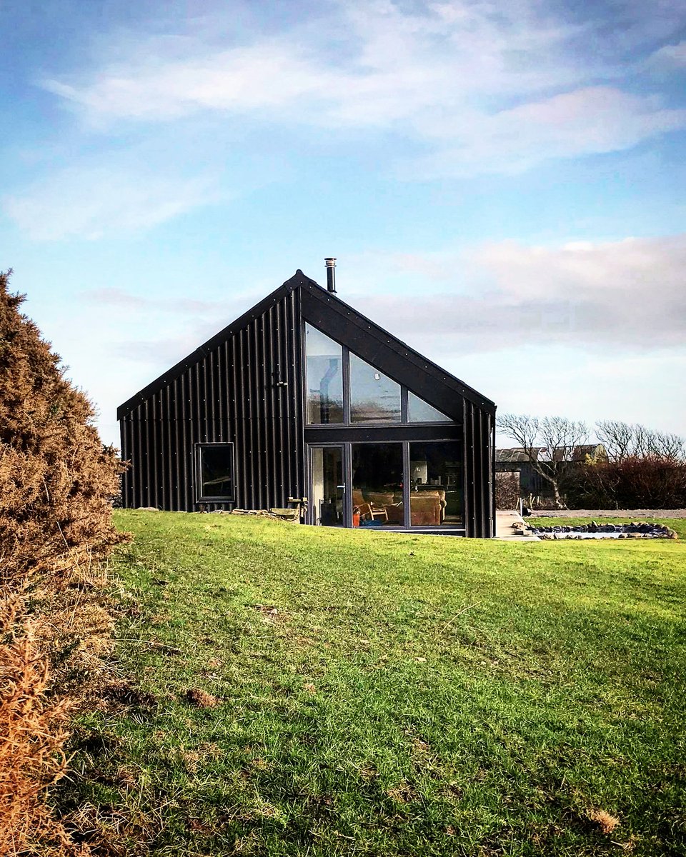 2020Architects's tweet photo. We’re proud to say that our black clad eco cottage has been chosen to be featured in one of Northern Ireland’s top design magazines…more coming soon 🙂

#corrugatedcladding #contemporarydesign #2020architects https://t.co/YkXxQtr6GI