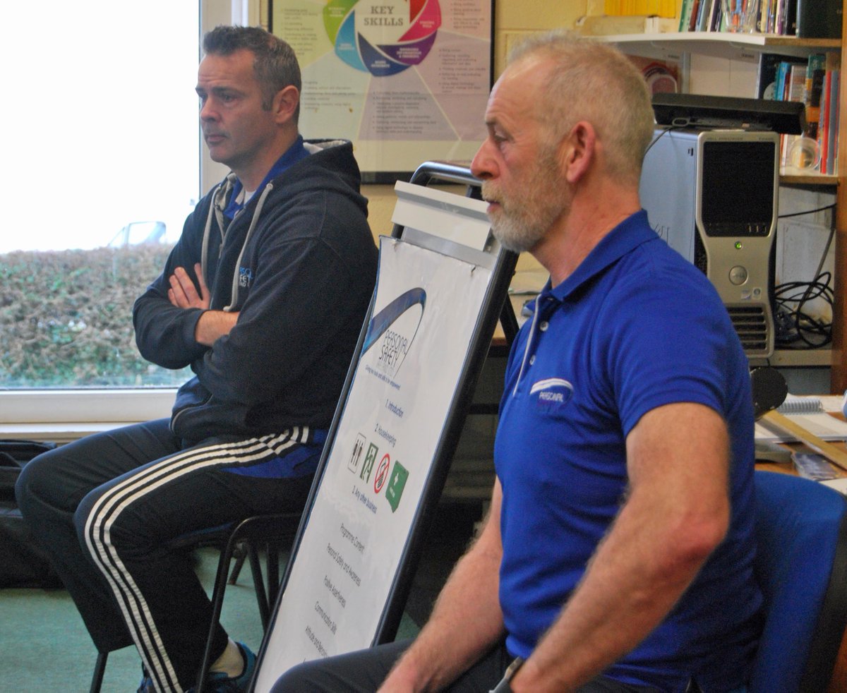 AbbeyVS's tweet photo. TY Students take workshop on Personal Safety with Nick and Alex @personalsafe last week. https://t.co/XmMBodCG2U