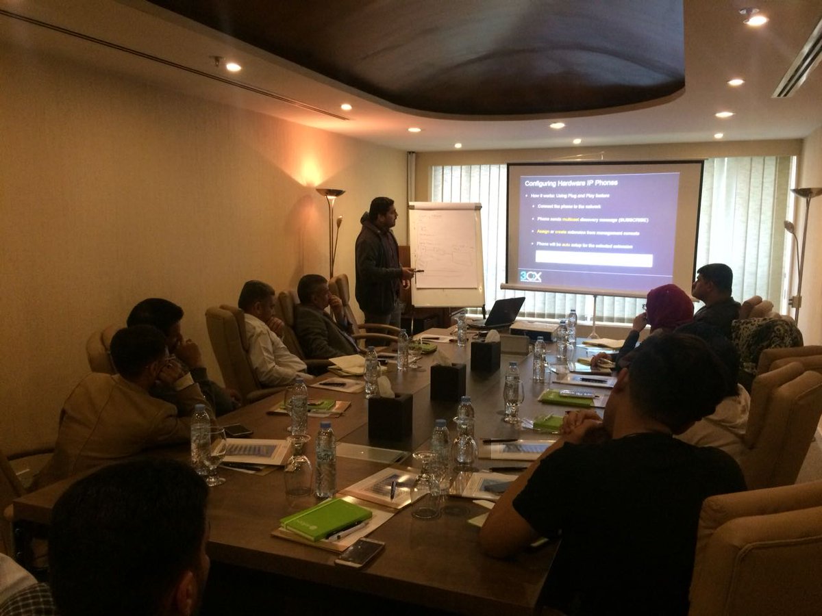 SitecTechnology's tweet image. Workshop continues... by Sitec Team - Day 2! #3CX #PBXSolution #UC
