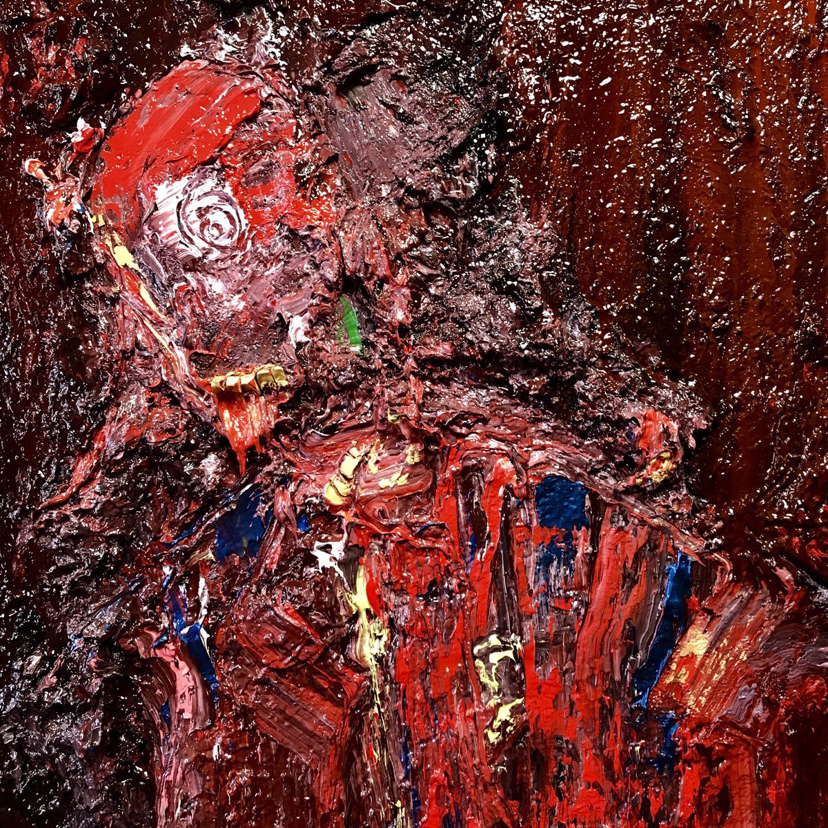 LincolnTownley's tweet photo. “Forever wander out of reach” colours achieved using @mhoilpaints #hellcollection #losangeles 👹 https://t.co/C86U4sgVYp