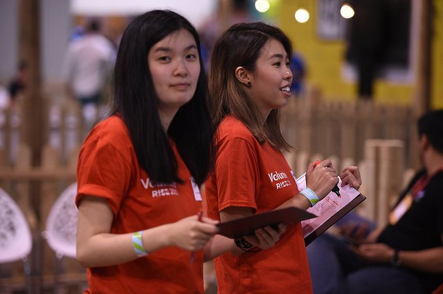 RISEConfHQ's tweet photo. Want to see behind the scenes at #RISEConf? Volunteer at our 2018 event in Hong Kong 🎉 https://t.co/7l5Ed2dMWY https://t.co/4g7ffCyPV5
