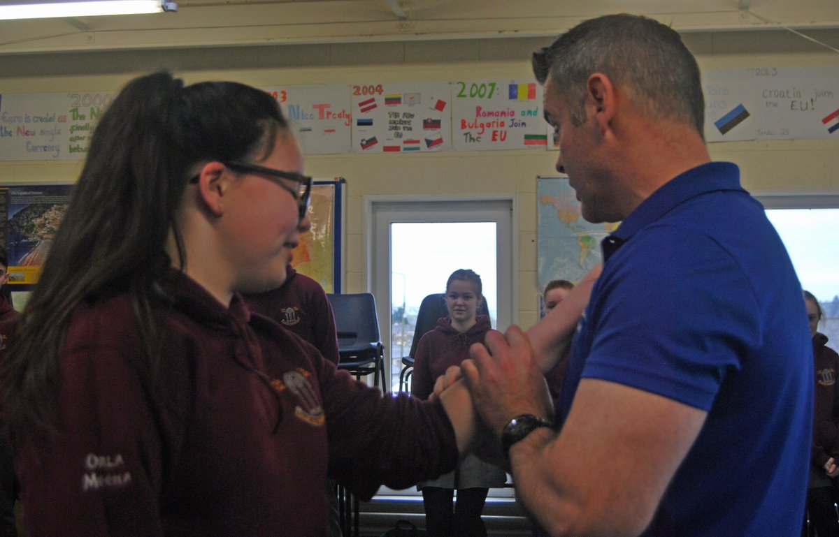 AbbeyVS's tweet photo. TY Students take workshop on Personal Safety with Nick and Alex @personalsafe last week. https://t.co/t8x3DyNFnN