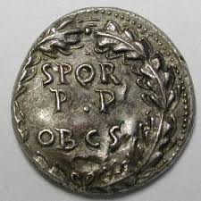 SaturnaIia's tweet image. El título #PaterPatriae figuraba en las monedas imperiales y las inscripciones monumentales con la abreviatura P P.