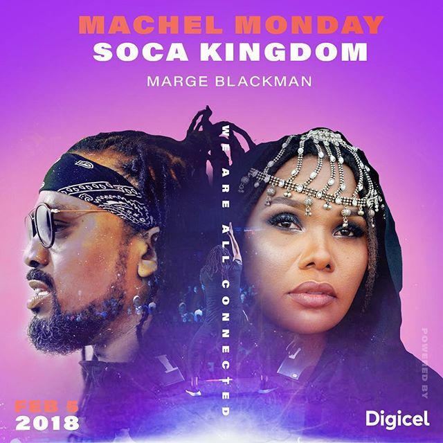 machelmontano's tweet photo. SOCA KINGDOM 🇹🇹
MACHEL MONDAY
We are all connected 🤝
.
Marge Blackman Is In The Kingdom!
.
@jamooontherise #machelmonday #socakingdom #whoReady #getintoformation #weareallconnected
.
ARTISTE LINEUP
Machel Montano, Special Guest - French Montana, Supe… https://t.co/xDudhP9Wmt https://t.co/WaNO8Zkj3z