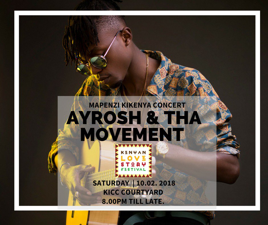 ayrosh's tweet photo. The love season is here..
We will be sharing the good vibes at #kenyanlovestory. Myself and @tha_movement254 are super excited to rock this one with @GiladMillo @Juliani mikerua @H_ARTTHEBAND @KenyanLoveStory
#MrKaríkíímani
#Folkthings https://t.co/PI5pGJ2mrG