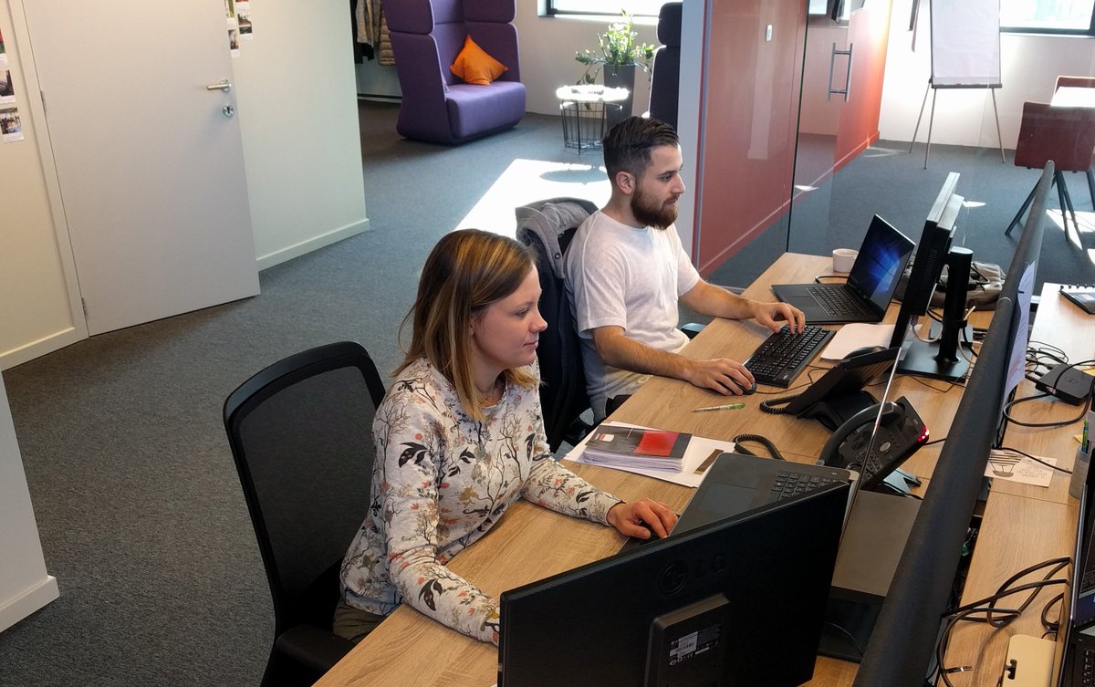 flexmail_be's tweet photo. Vandaag begon Mattia bij ons op support. Wil jij ook ons supertof team vervoegen? We zoeken een heleboel talent! 
Ben jij onze nieuwe Junior Sales, Customer success manager, Administratief wonder, ... ? Ga snel kijken op https://t.co/3XZeDcp2nh
#jobs #flexmail #jointheteam #flex https://t.co/gx550jClHB