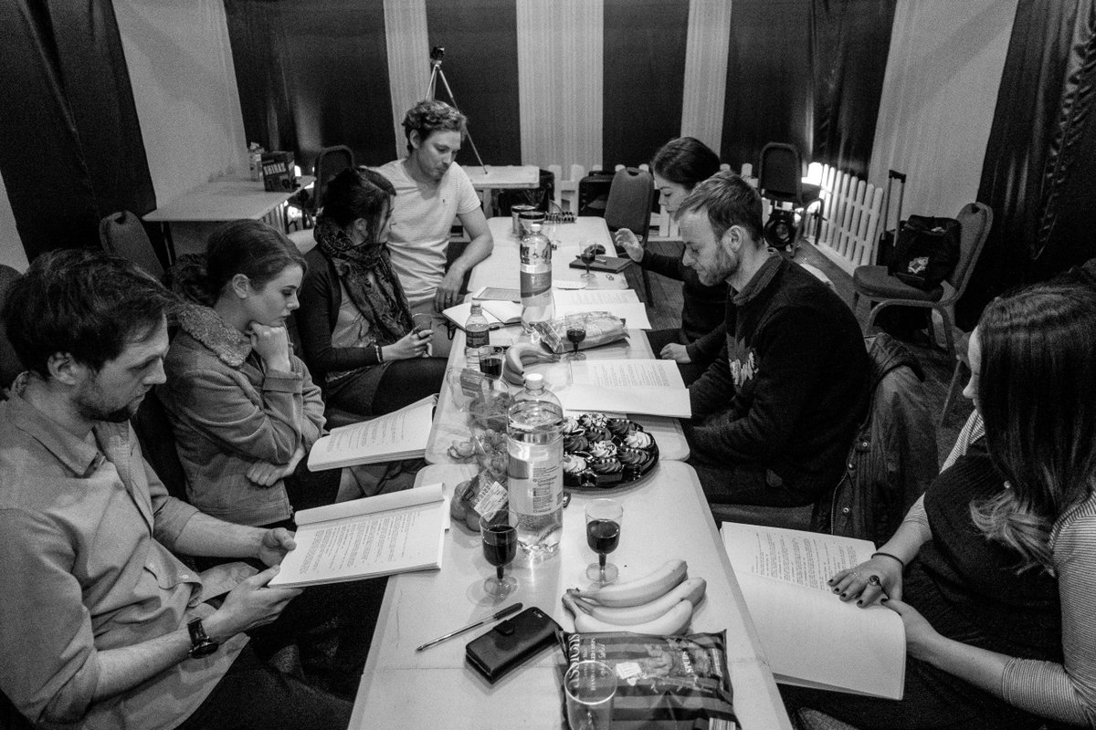RTFMovie's tweet photo. It was really exciting to hear the #AnUncertainLife script read by actors for the first time! Thanks so much @hdougs88 @Hannah_Laresa @AmyHannahNewton @AdamBellamyact and #JackKelly! https://t.co/0uRkK2mboN