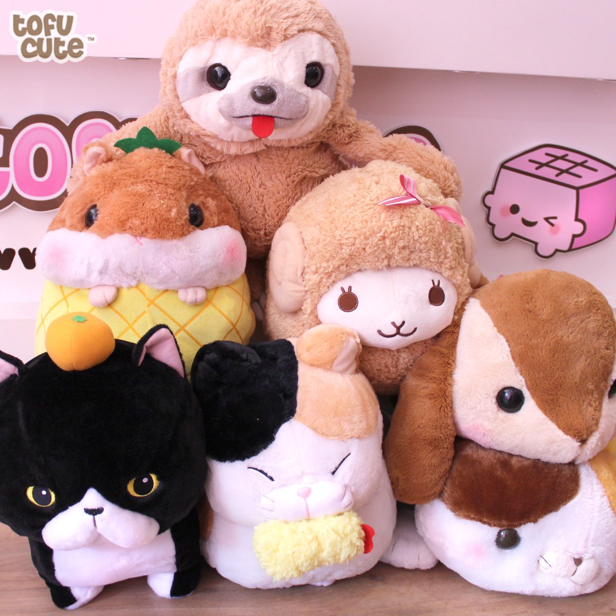 Quentin @ Tofu Cute on Twitter: "It's an Amuse big plush crisis at Tofu Cute!  （・□・；）All of our biggest, cutest plush friends in Giant and JB size  urgently need new homes! For