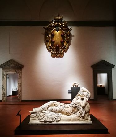 UffiziGalleries's tweet photo. Finalmente #ilviaggiodiArianna è terminato! Ora l'Arianna medicea si trova nel nuovo #AuditoriumVasarianum inaugurato #oggi .... https://t.co/iNxHJ9wTnU