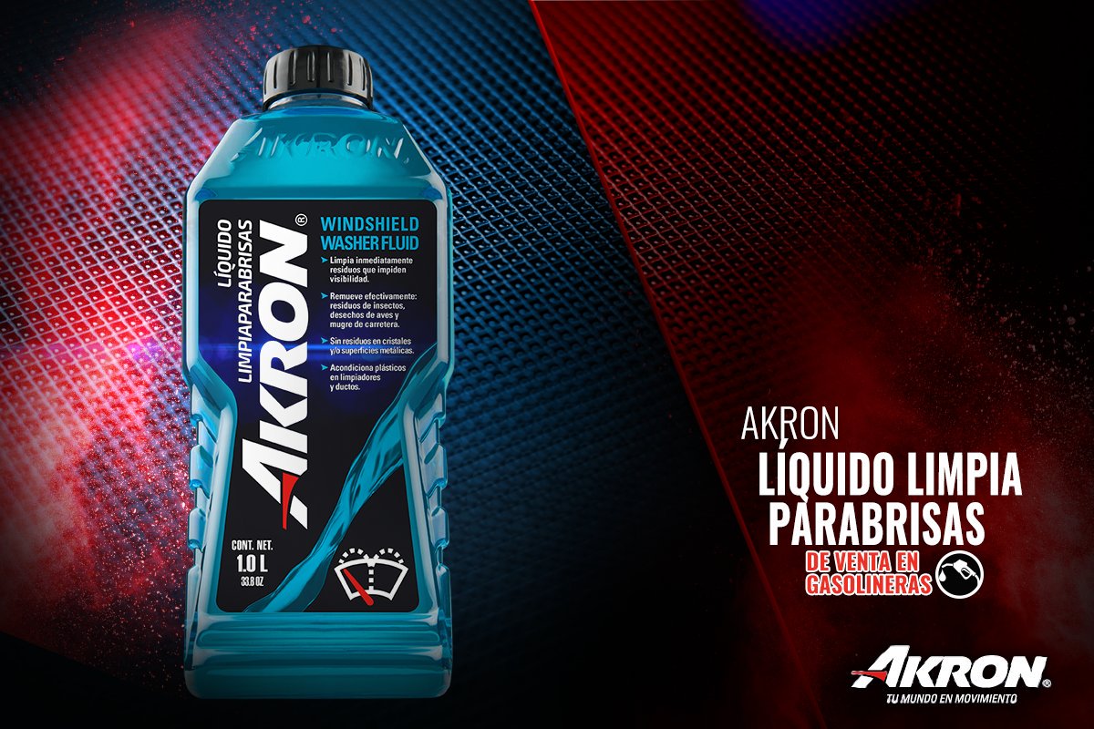 maxilubpanama's tweet photo. En tu estación de servicio favorita encuentra AKRON Líquido Limpia parabrisas.
https://t.co/0xui159Dvw 
#FelizLunes https://t.co/Wr2B3mbE4r