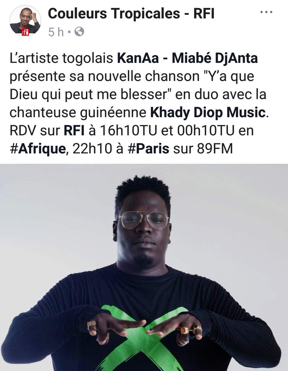 KaNaaBiZoU's tweet photo. Merci à l'équipe de @CTropicalesRFI Sur @RFI Pour le S/o ! 16h10 / minuit 10 TU aujourd'hui ! #Agoètotheworld https://t.co/pxyHGhFG4X