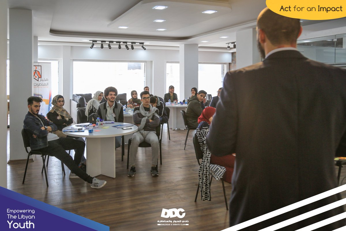 DDAssocLY's tweet photo. Happening now in #Misrata, The start of Empowering the Youth training program, Our first session was getting to know each other, and knowing more about the program, and the basic techniques of #public_speaking

#Libya #ActForAnImpact https://t.co/o62PHfuhOT