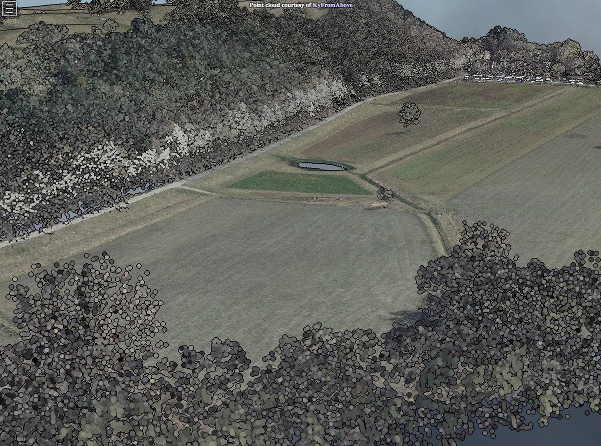 kentuckywr's tweet photo. All of the #Kentucky #LiDAR tiles are out for download in @rapidlasso LAZ format. Use this @ArcGISOnline webmap to download by tile: https://t.co/eOYTRD0jRn #kyfromabove #GIS #KyGeoNet #KyGeoPortal #mapping https://t.co/7rY5X7c6Ha
