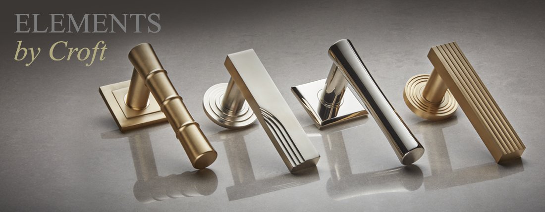 crofthardware's tweet photo. Start by choosing one of our stunning new Lever Handle designs. Next, decide on your Lever Rose from a selection of beautifully engineered Round and Square Roses. Finish your project with the perfect Escutcheons, Turn &amp; Releases and Cabinet furniture #ElementsbyCroft #quality https://t.co/7RHmvzRVYz