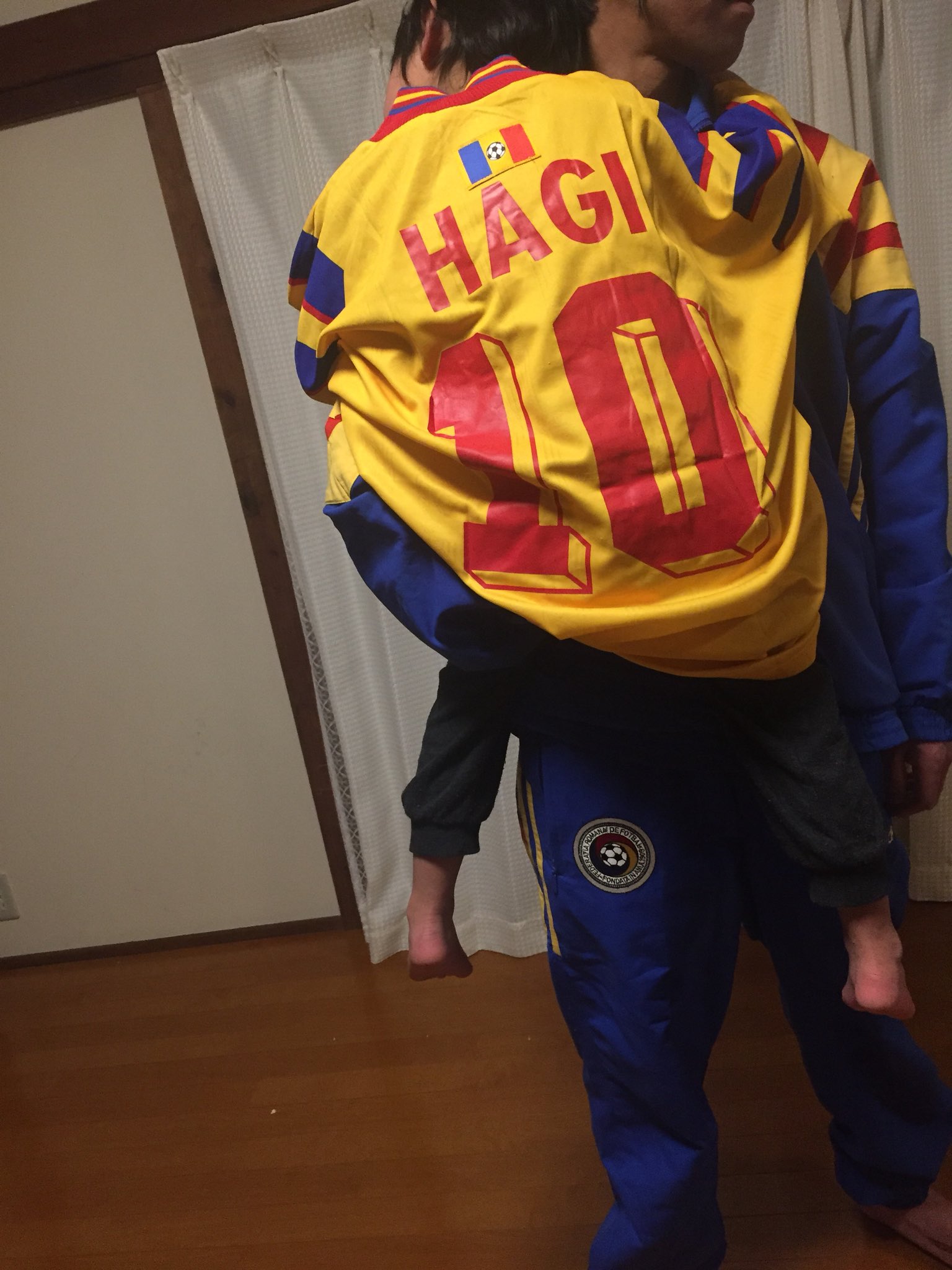 Happy birthday, Gheorghe Hagi &
Happy birthday, my son 