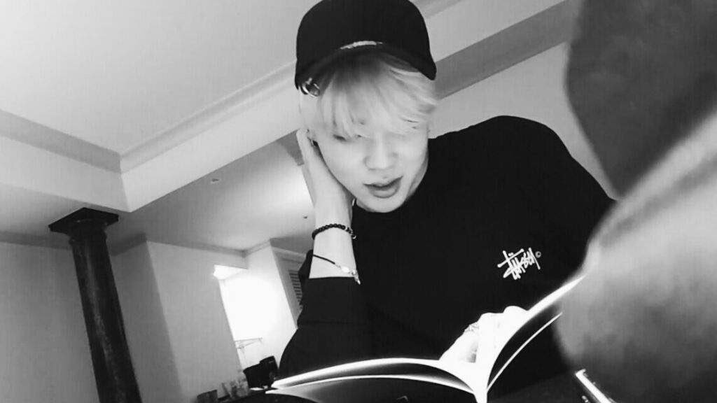 nectaerines's tweet photo. “Jimin babe you need to study”
“But i like staring at you” 
“So do i but, you’re gonna fail”
“I’ll never fail if im with you” 
“Park Jimin!”
— #ARMYSelcaDay 🌻 https://t.co/FSTf3M0zkw