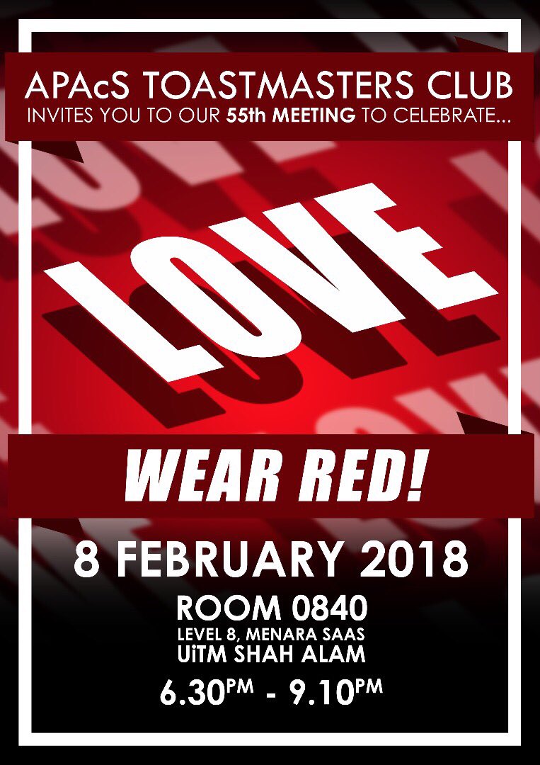 APTClub_14's tweet photo. Hello everyone we are back! Come join us in our journey to find the true meaning of love and compassion this THURSDAY! Everybody is invited. Free food and drinks awaits. We are looking forward to see you guys ❤️ @apacs14 https://t.co/Ld383Rp4S4