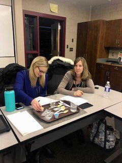 neatec_nsf's tweet photo. Third through fifth grade teachers from Ravena Coeymans Selkirk Central School District learned about nanotechnology through hands on activities using ultraviolet beads and nano sand on January 23rd. https://t.co/0SfVzmSlOX