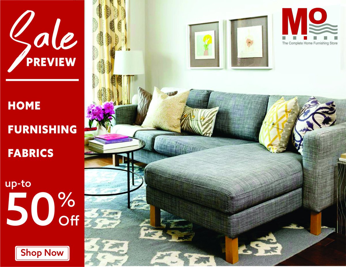 MoFurnishings's tweet photo. Last Day SALE PREVIEW!!! Design your #LivingSpace with latest collection of furnishings fabrics at #MoFurnishings and SAVE up to 50%! Visit our showroom today or visit website https://t.co/Y2TEGbUaXW https://t.co/TXrtfhThdk