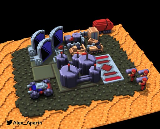 Alex_Aparin's tweet photo. Just playing with #magicavoxel . Love the game and highly recommend the awesome remake of DUNE 2 - `Dune Legacy` https://t.co/MqZmIWRSrE
#voxelart #dune #IndieGameDev #indiegame #fanart #RTS #spice https://t.co/x6EJG66aY5