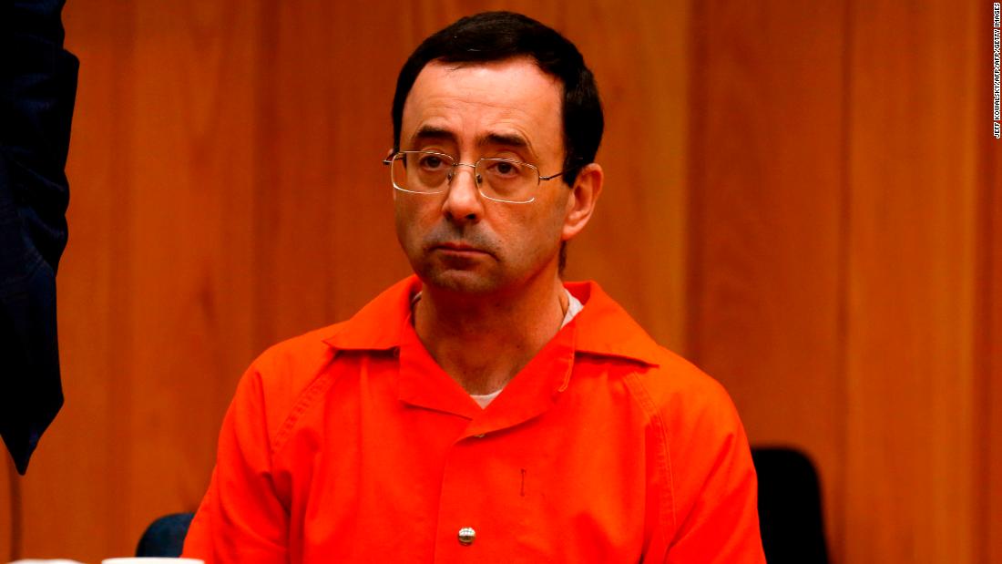CNN's tweet photo. Former USA Gymnastics doctor Larry Nassar is expected to be sentenced to another lengthy prison term today https://t.co/AvGQuy9Qze https://t.co/QjuUK8g3ND