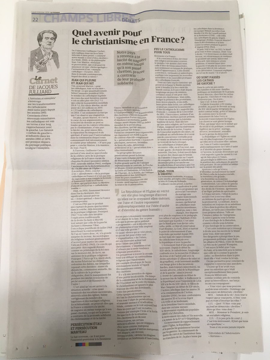 PasseJb's tweet photo. Tres bon papier de J. Julliard dans le #figaro du jour. On revient sur cette question ce mercredi lors de notre Grande Soiree @laprocure ! https://t.co/V0abF2egyc