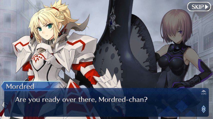 Mordred (talking with herself)