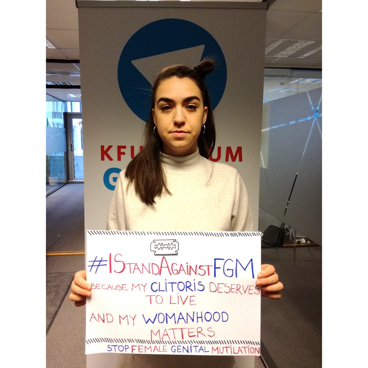 Timcheva's tweet photo. #IStandAgainstFGM
6th February: The International Day of Zero Tolerance for Female Genital Mutilation
 #StopFGM https://t.co/S5mWa1aICZ