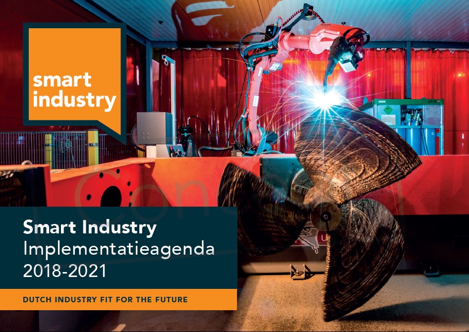 Ministerie_EZK's tweet photo. Smart Industry gaat over de digitalisering van de industrie met belangrijke focus op het MKB. Afgelopen jaar is een actieagenda uitgevoerd. Vandaag is de nieuwe Implementatieagenda Smart Industry 2018-2021 gepresenteerd op het jaarevent #SmartIndustry - https://t.co/SJDuXCaNTU https://t.co/R9dJzZXdpU