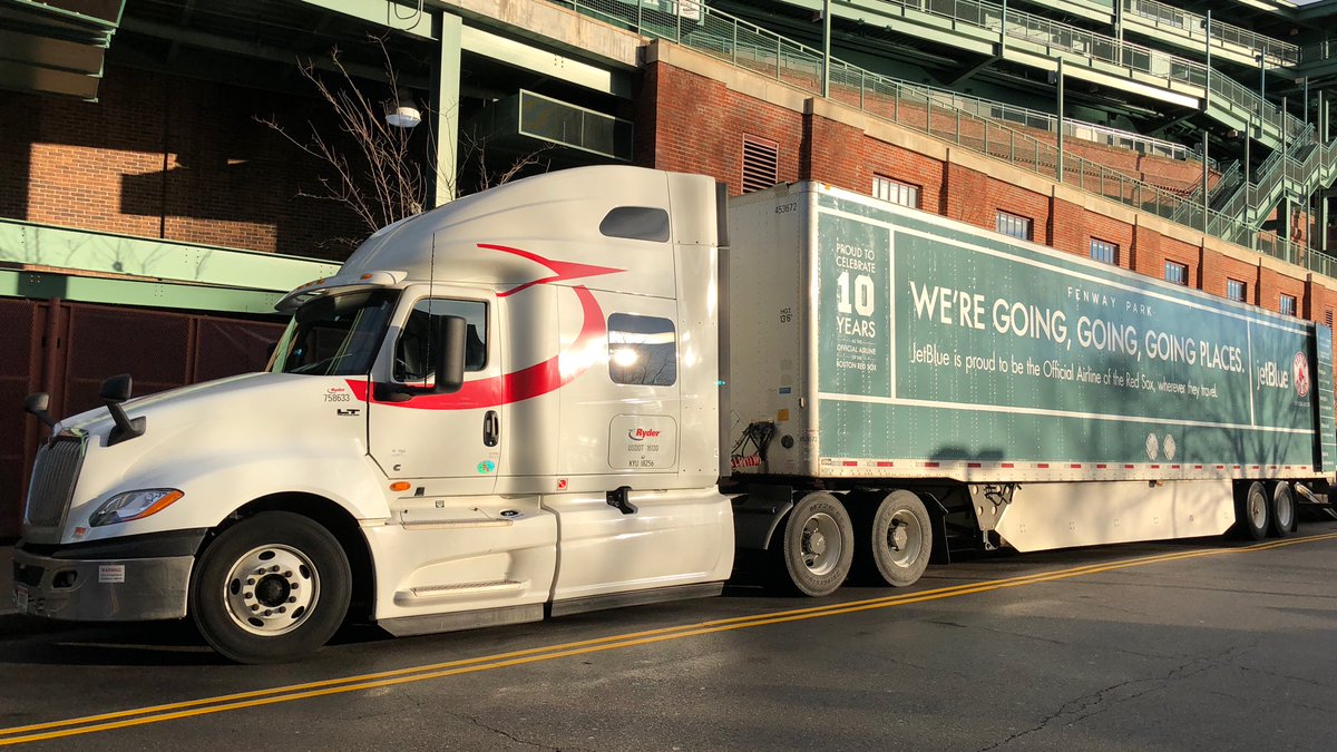 RedSox's tweet image. May we present to you, the first sign of spring... 
HAPPY #TRUCKDAY!🚛
