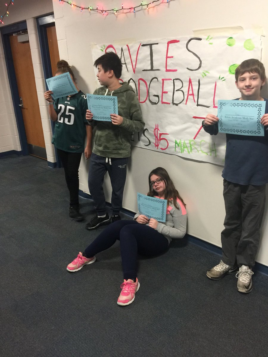 petruccim's tweet photo. Khan Academy Stars! #WeAreDavies @khanacademy https://t.co/nIyXcB6Oay
